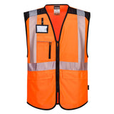 PW3 Hi-Vis Executive Vest - Orange/Black
