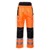PW3 Hi-Vis Extreme Rain Trousers - Orange/Black