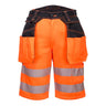 PW3 Hi-Vis Holster Pocket Shorts - Orange/Black