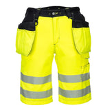 PW3 Hi-Vis Holster Pocket Shorts - Yellow/Black