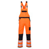 PW3 Hi-Vis Bib and Brace - Orange/Black