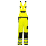 PW3 Hi-Vis Bib and Brace - Yellow/Black