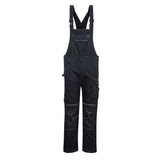 PW3 Work Bib and Brace - Black