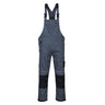 PW3 Work Bib and Brace - Zoom Grey/Black