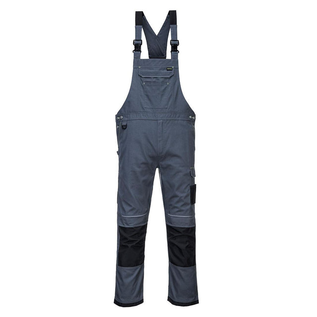 PW3 Work Bib and Brace - Zoom Grey/Black