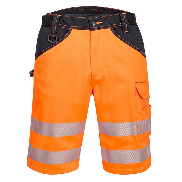 PW3 Hi-Vis Shorts - Orange/Black