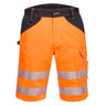 PW3 Hi-Vis Shorts - Orange/Black