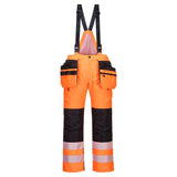 PW3 Hi-Vis Winter Trousers - Orange/Black