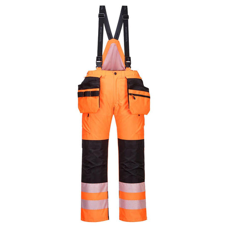 PW3 Hi-Vis Winter Trousers - Orange/Black