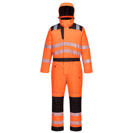 PW3 Hi-Vis Winter Coverall - Orange/Black