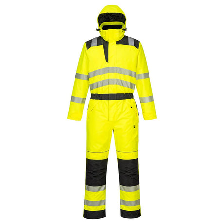 PW3 Hi-Vis Winter Coverall - Yellow/Black