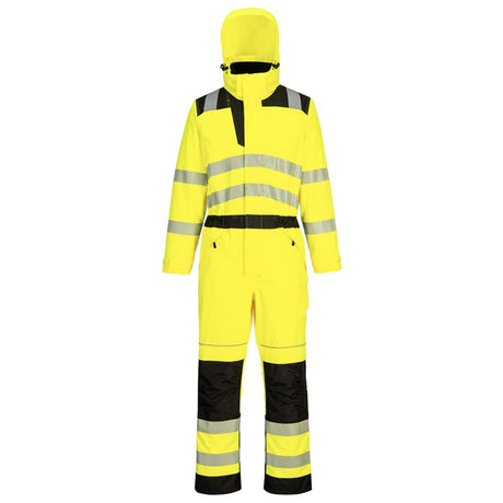 PW3 Hi-Vis Rain Coverall - Yellow/Black