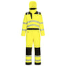 PW3 Hi-Vis Rain Coverall - Yellow/Black