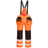 PW3 Hi-Vis Rain Trousers - Orange/Black