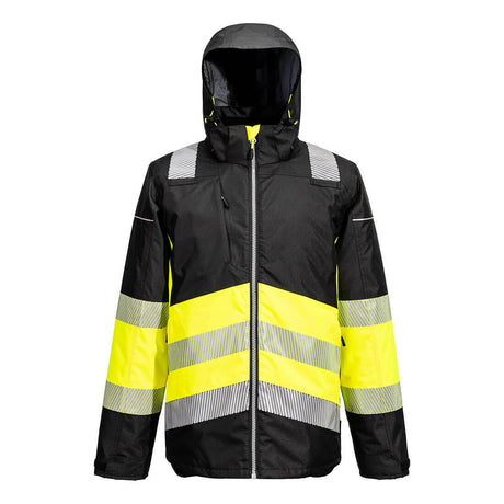 PW3 Hi-Vis Class 1 Winter Jacket - Yellow/Black