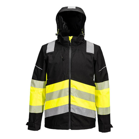 PW3 Hi-Vis Class 1 Extreme Rain Jacket - Yellow/Black