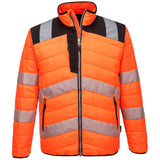 PW3 Hi-Vis Baffle Jacket - Orange/Black