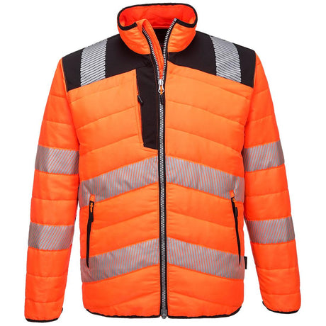 PW3 Hi-Vis Baffle Jacket - Orange/Black