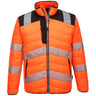 PW3 Hi-Vis Baffle Jacket - Orange/Black