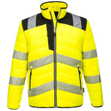 PW3 Hi-Vis Baffle Jacket - Yellow/Black