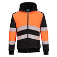 PW3 Zipped Class 1 Winter Hoodie - Orange/Black
