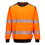 PW3 Hi-Vis Sweatshirt - Orange/Black