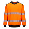 PW3 Hi-Vis Sweatshirt - Orange/Black