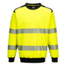 PW3 Hi-Vis Sweatshirt - Yellow/Black