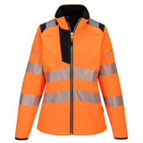PW3 Hi-Vis Women's Softshell (3L) - Orange/Black