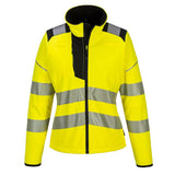 PW3 Hi-Vis Women's Softshell (3L) - Yellow/Black