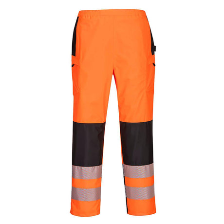 PW3 Hi-Vis Women's Rain Trousers - Orange/Black