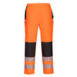 PW3 Hi-Vis Women's Rain Trousers - Orange/Black