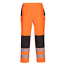 PW3 Hi-Vis Women's Rain Trousers - Orange/Black
