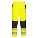 PW3 Hi-Vis Women's Rain Trousers - Yellow/Black