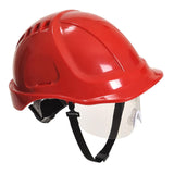 Endurance Plus Visor Helmet - Red