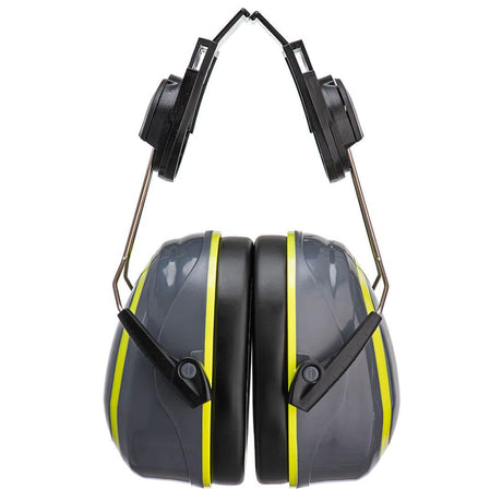 HV Extreme Ear Defenders Medium Clip-On - Grey/Yellow
