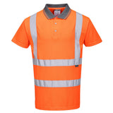 Hi-Vis Polo Shirt S/S - Orange