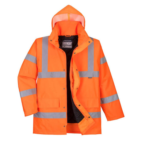 Hi-Vis Winter Traffic Jacket - Orange