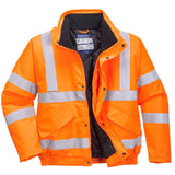 Hi-Vis Winter Bomber Jacket - Orange