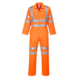 Hi-Vis Polycotton Service Coverall - Orange