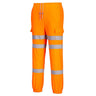 Hi-Vis Three Band Joggers - Orange