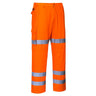 Hi-Vis Three Band Work Trousers - Orange