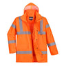 Hi-Vis Breathable Rain Traffic Jacket - Orange