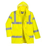 Hi-Vis Breathable Rain Traffic Jacket - Yellow