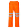 Hi-Vis Breathable Rain Trousers - Orange