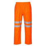 Hi-Vis Breathable Rain Trousers - Orange