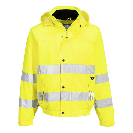 Hi-Vis Rain Lite Bomber Jacket - Yellow