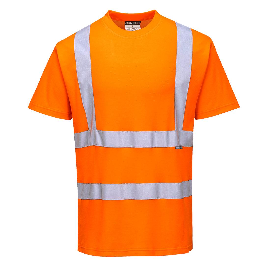 Hi-Vis Cotton Comfort T-Shirt S/S - Orange