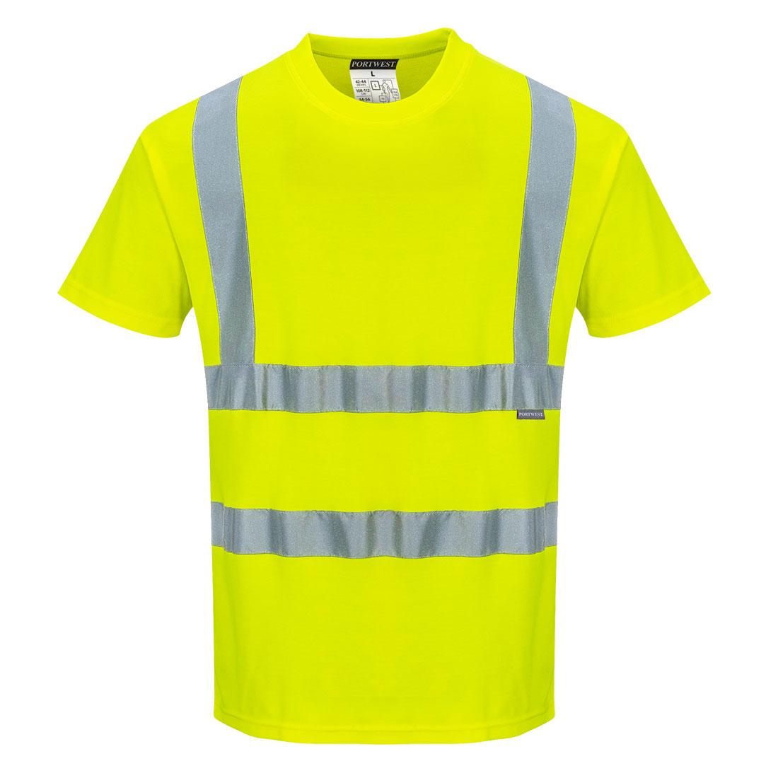 Hi-Vis Cotton Comfort T-Shirt S/S - Yellow