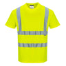 Hi-Vis Cotton Comfort T-Shirt S/S - Yellow